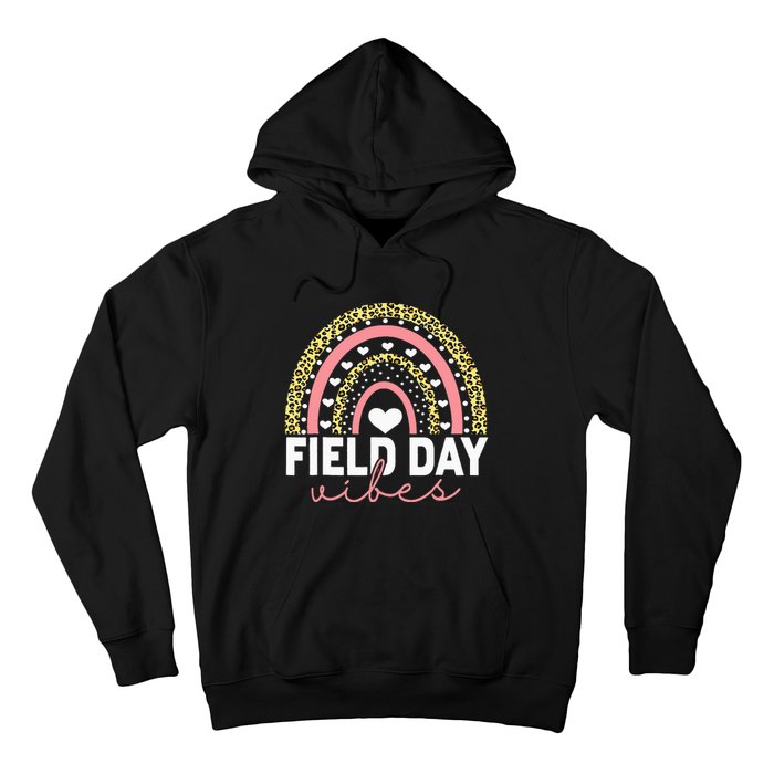 Rainbow Field Day Vibes Last Day of School Field Day Teacher Hoodie