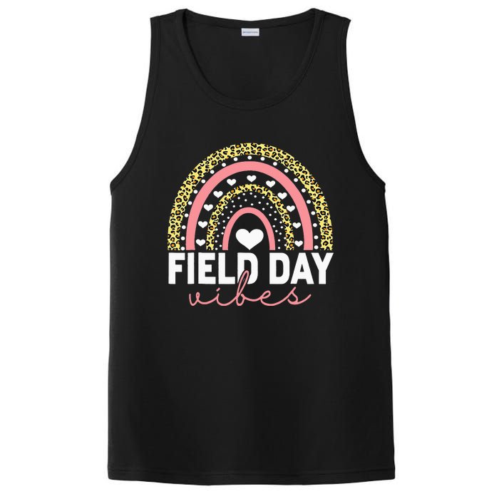 Rainbow Field Day Vibes Last Day of School Field Day Teacher PosiCharge Competitor Tank