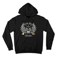 Retro Flight Deck Veteran Skull Naval Aviation Hoodie