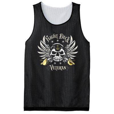 Retro Flight Deck Veteran Skull Naval Aviation Mesh Reversible Basketball Jersey Tank