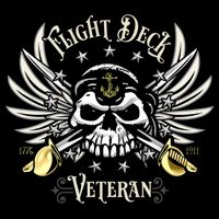 Retro Flight Deck Veteran Skull Naval Aviation Mesh Reversible Basketball Jersey Tank