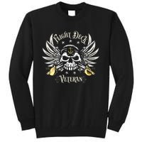 Retro Flight Deck Veteran Skull Naval Aviation Tall Sweatshirt