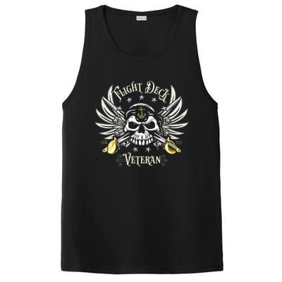 Retro Flight Deck Veteran Skull Naval Aviation PosiCharge Competitor Tank