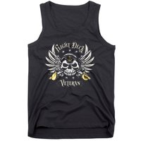 Retro Flight Deck Veteran Skull Naval Aviation Tank Top