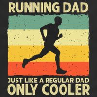 Running For Dad Marathon Runner Coach Marathoner Cool Comfort Performance Bucket Hat