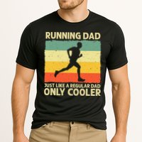 Running For Dad Marathon Runner Coach Marathoner Cooling Performance Crew T-Shirt