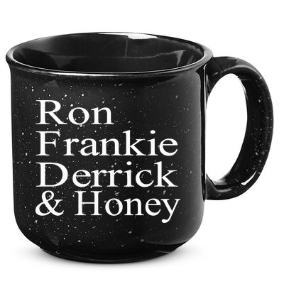 Ron Frankie Derrick & Honey 15oz Campfire Ceramic Mug