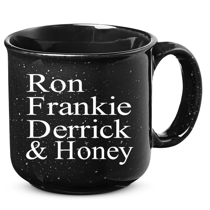 Ron Frankie Derrick & Honey 15oz Campfire Ceramic Mug