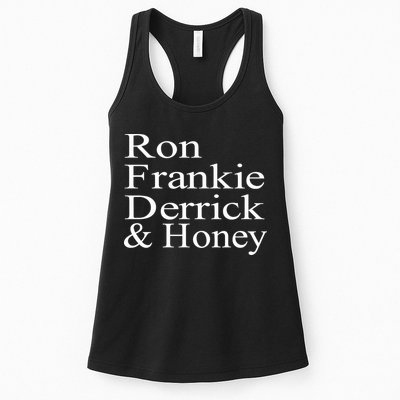 Ron Frankie Derrick & Honey Womens Tank Top