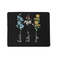 Retro Foxtrots Deltas Tangos Flower Mousepad