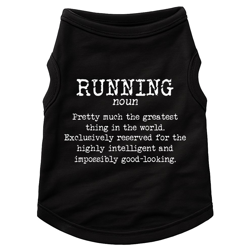 Running Funny Definition Funny 5k Marathon Runner Doggie Tank