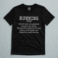 Running Funny Definition Funny 5k Marathon Runner T-Shirt