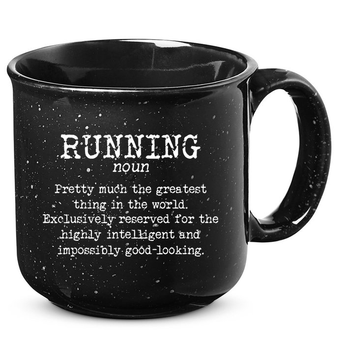 Running Funny Definition Funny 5k Marathon Runner 15oz Campfire Ceramic Mug