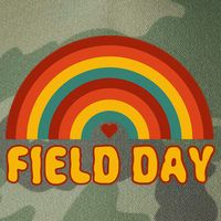 Retro field day yellow rainbow field day teachers Legacy Tie Dye Trucker Hat