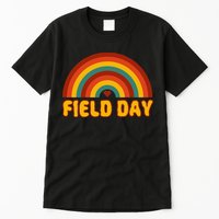 Retro field day yellow rainbow field day teachers Tall T-Shirt