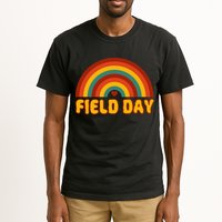 Retro field day yellow rainbow field day teachers Tall T-Shirt