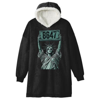 Retro Foxtrots Deltas Tangos Funny Political 86 47 Vintage Hooded Wearable Blanket