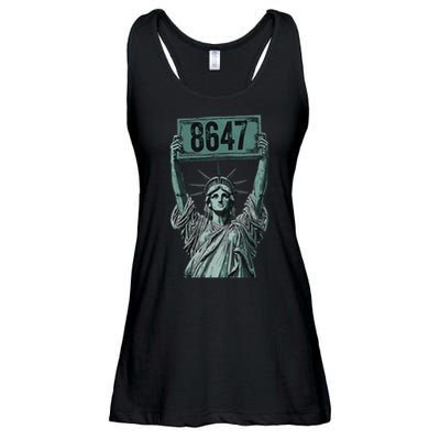 Retro Foxtrots Deltas Tangos Funny Political 86 47 Vintage Ladies Essential Flowy Tank