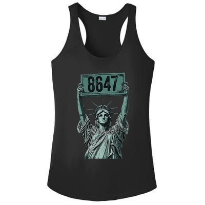 Retro Foxtrots Deltas Tangos Funny Political 86 47 Vintage Ladies PosiCharge Competitor Racerback Tank