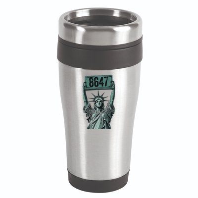 Retro Foxtrots Deltas Tangos Funny Political 86 47 Vintage 16oz Travel Tumbler