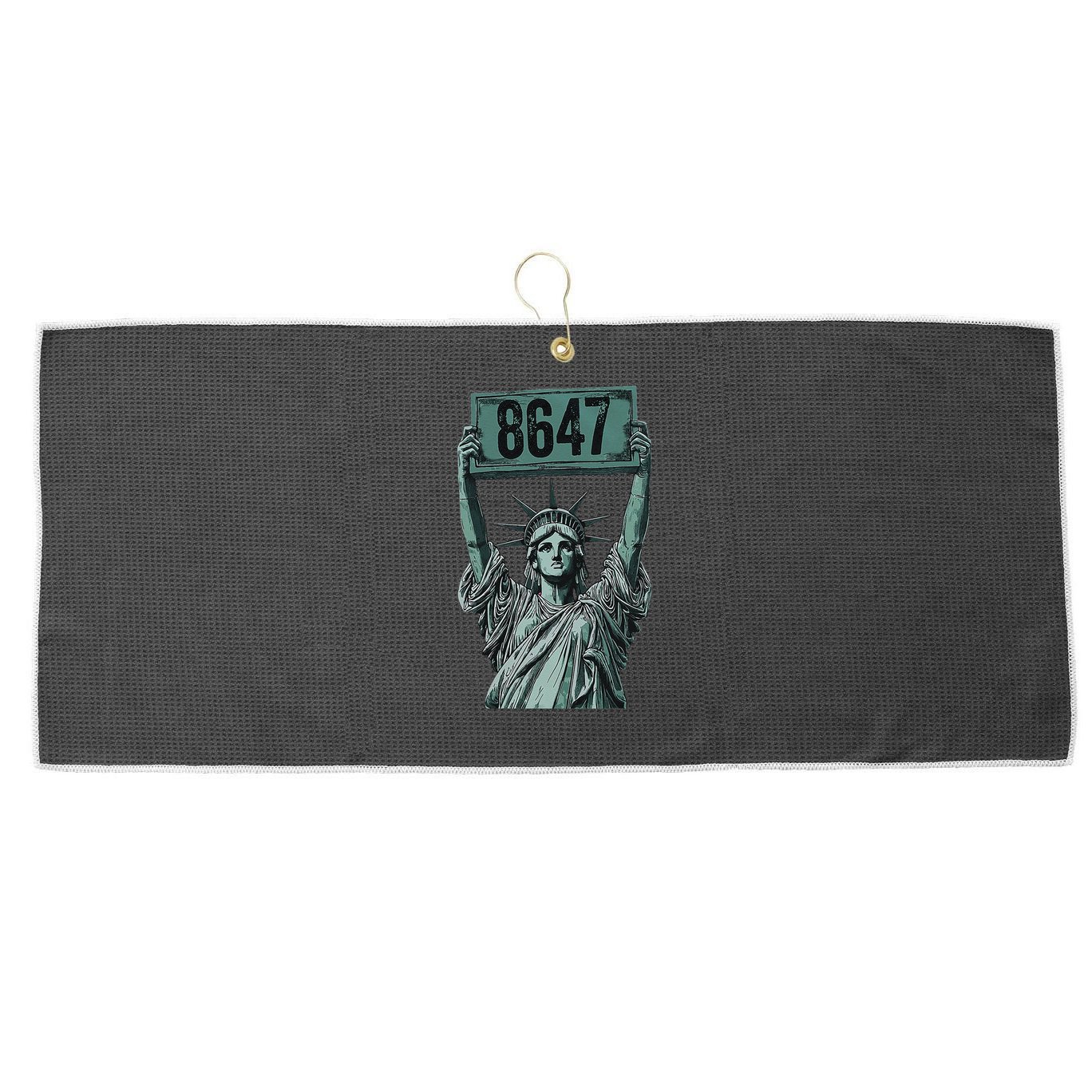 Retro Foxtrots Deltas Tangos Funny Political 86 47 Vintage Large Microfiber Waffle Golf Towel