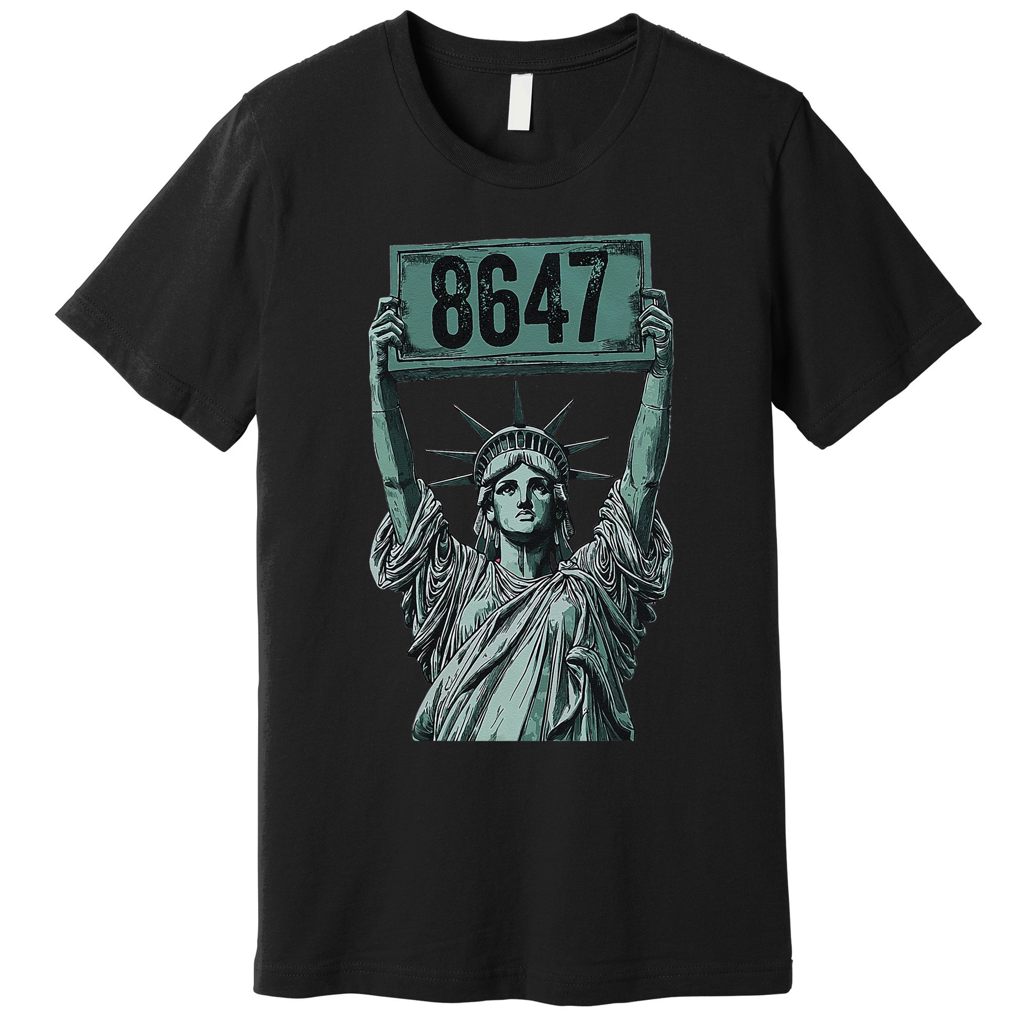 Retro Foxtrots Deltas Tangos Funny Political 86 47 Vintage Premium T-Shirt