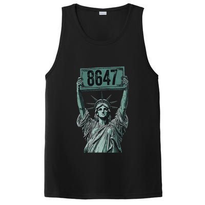 Retro Foxtrots Deltas Tangos Funny Political 86 47 Vintage PosiCharge Competitor Tank