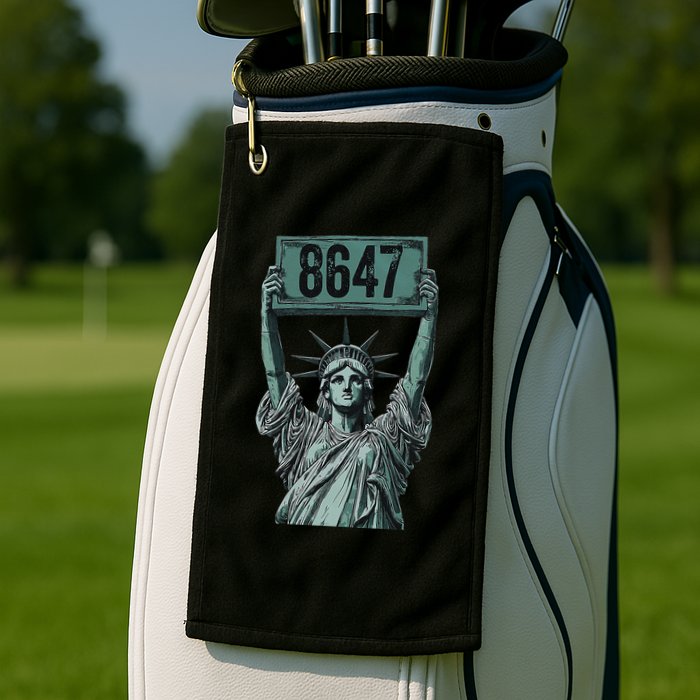 Retro Foxtrots Deltas Tangos Funny Political 86 47 Vintage Golf Towel