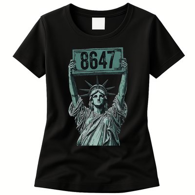 Retro Foxtrots Deltas Tangos Funny Political 86 47 Vintage Womens T-Shirt