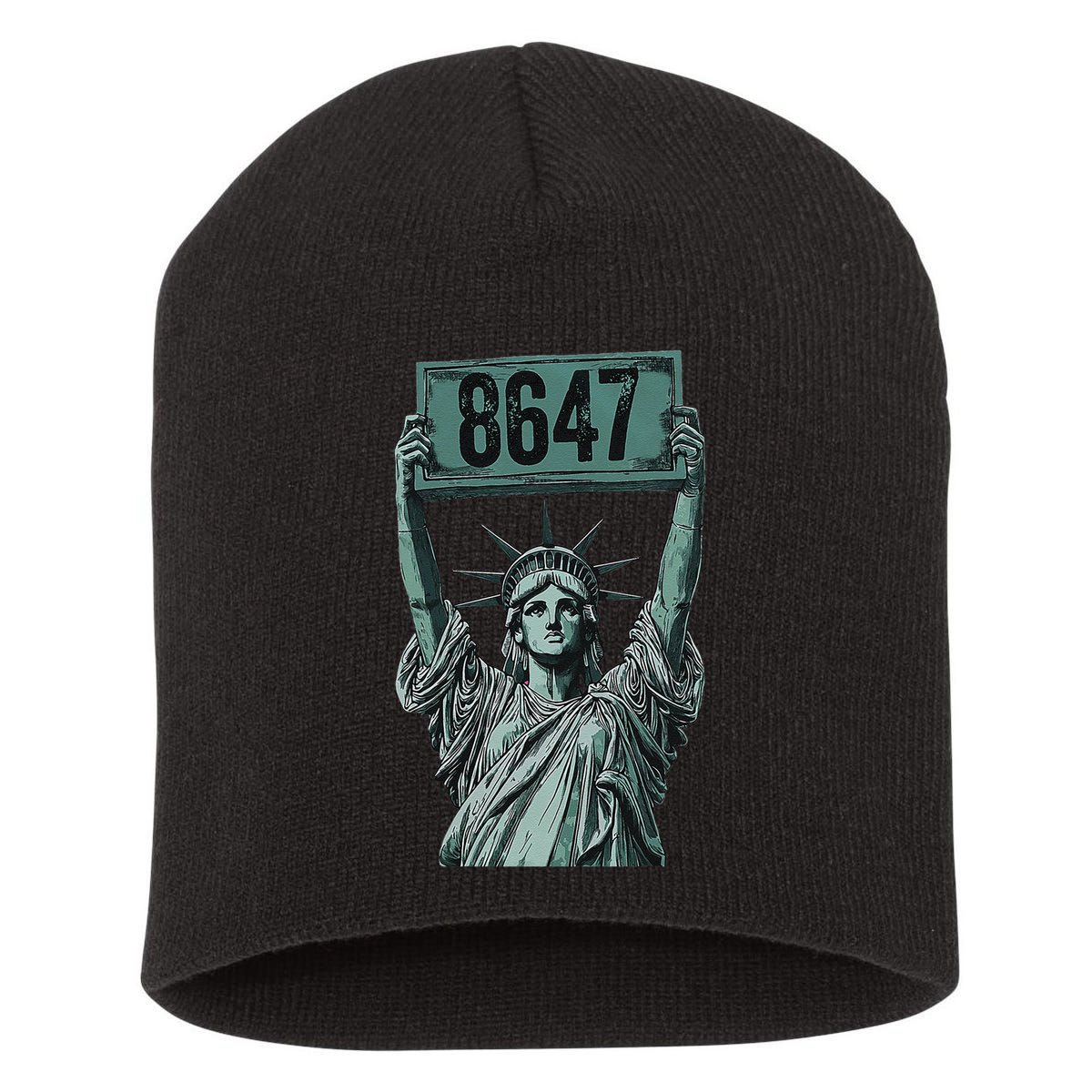 Retro Foxtrots Deltas Tangos Funny Political 86 47 Vintage Short Acrylic Beanie