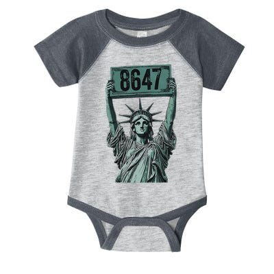 Retro Foxtrots Deltas Tangos Funny Political 86 47 Vintage Infant Baby Jersey Bodysuit