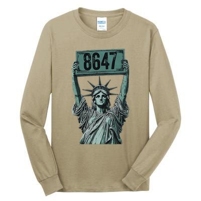 Retro Foxtrots Deltas Tangos Funny Political 86 47 Vintage Tall Long Sleeve T-Shirt