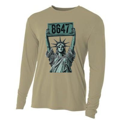 Retro Foxtrots Deltas Tangos Funny Political 86 47 Vintage Cooling Performance Long Sleeve Crew