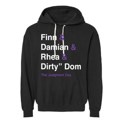 Rtruth Finn Damian Rhea Dirty Dom The Judgment Day Garment-Dyed Fleece Hoodie
