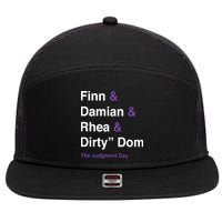 Rtruth Finn Damian Rhea Dirty Dom The Judgment Day 7 Panel Mesh Trucker Snapback Hat