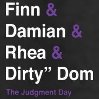Rtruth Finn Damian Rhea Dirty Dom The Judgment Day 7 Panel Mesh Trucker Snapback Hat