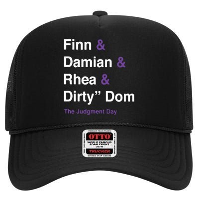 Rtruth Finn Damian Rhea Dirty Dom The Judgment Day High Crown Mesh Back Trucker Hat