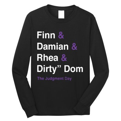 Rtruth Finn Damian Rhea Dirty Dom The Judgment Day Long Sleeve Shirt