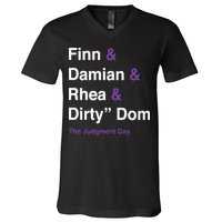 Rtruth Finn Damian Rhea Dirty Dom The Judgment Day V-Neck T-Shirt