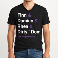 Rtruth Finn Damian Rhea Dirty Dom The Judgment Day V-Neck T-Shirt