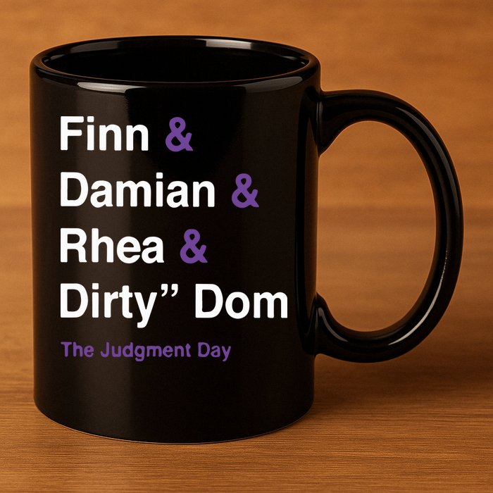 Rtruth Finn Damian Rhea Dirty Dom The Judgment Day 11oz C Handle Ceramic Mug