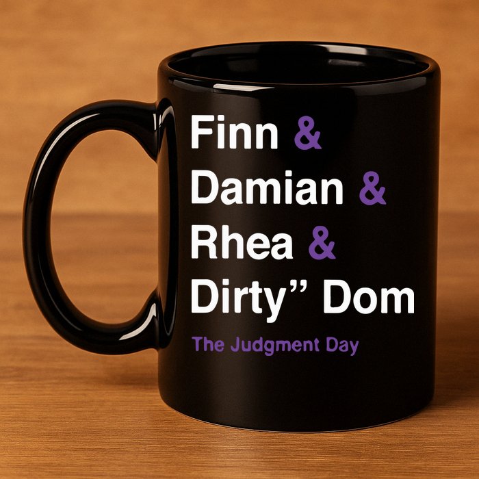 Rtruth Finn Damian Rhea Dirty Dom The Judgment Day 11oz C Handle Ceramic Mug
