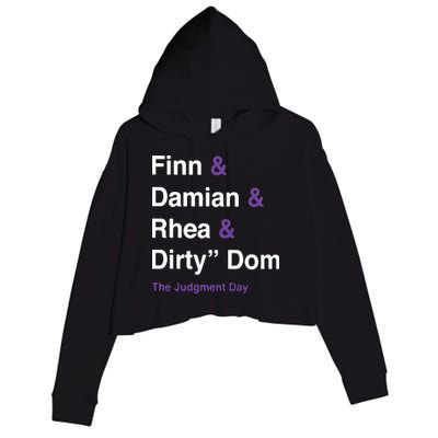 Rtruth Finn Damian Rhea Dirty Dom The Judgment Day Crop Fleece Hoodie