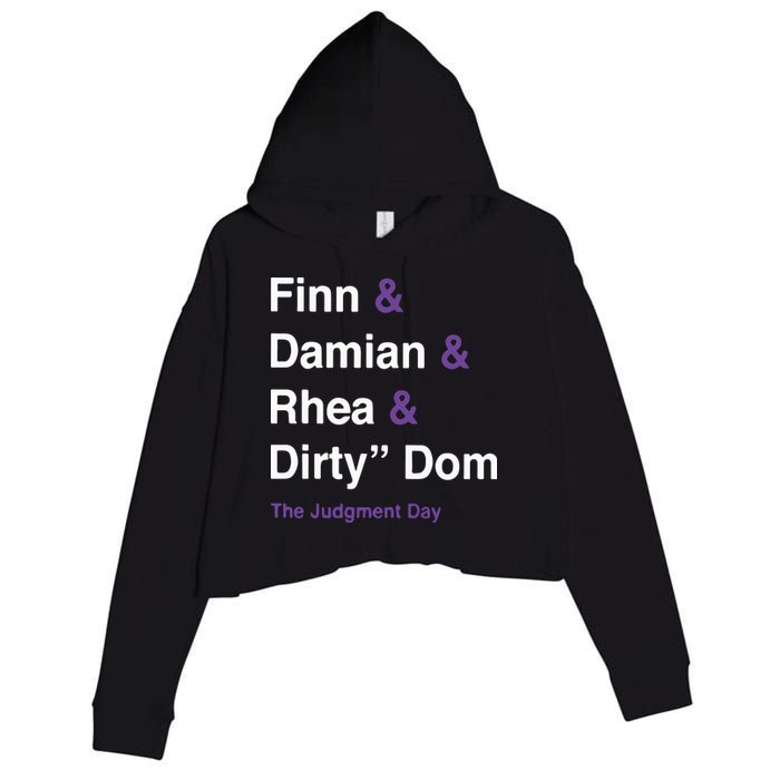 Rtruth Finn Damian Rhea Dirty Dom The Judgment Day Crop Fleece Hoodie