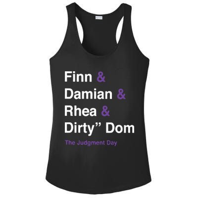 Rtruth Finn Damian Rhea Dirty Dom The Judgment Day Ladies PosiCharge Competitor Racerback Tank