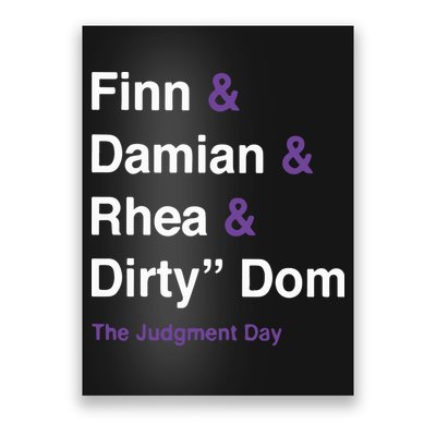 Rtruth Finn Damian Rhea Dirty Dom The Judgment Day Poster