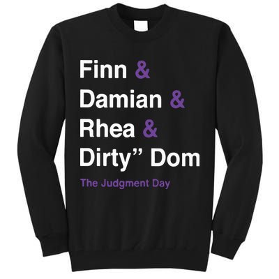 Rtruth Finn Damian Rhea Dirty Dom The Judgment Day Tall Sweatshirt