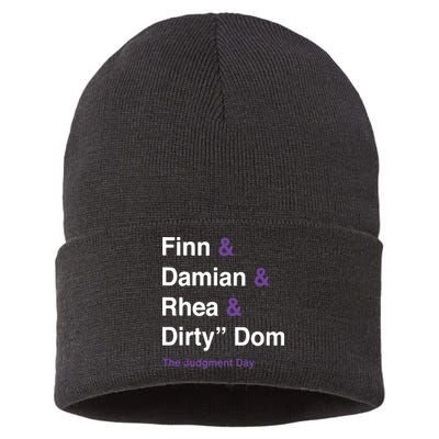 Rtruth Finn Damian Rhea Dirty Dom The Judgment Day Sustainable Knit Beanie