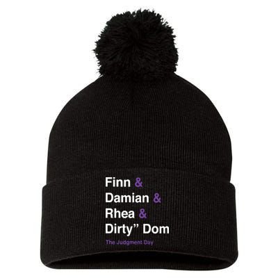 Rtruth Finn Damian Rhea Dirty Dom The Judgment Day Pom Pom 12in Knit Beanie