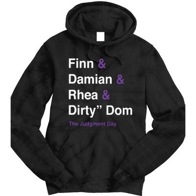 Rtruth Finn Damian Rhea Dirty Dom The Judgment Day Tie Dye Hoodie